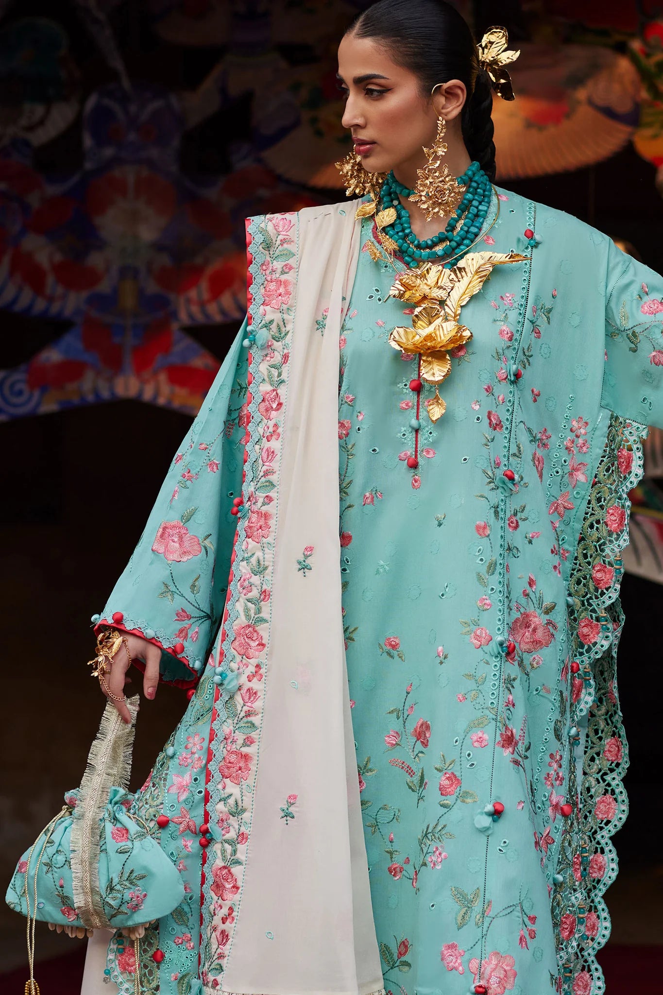 GULRAAZ (EL26-08 B) - 3 Pc - Unstitched