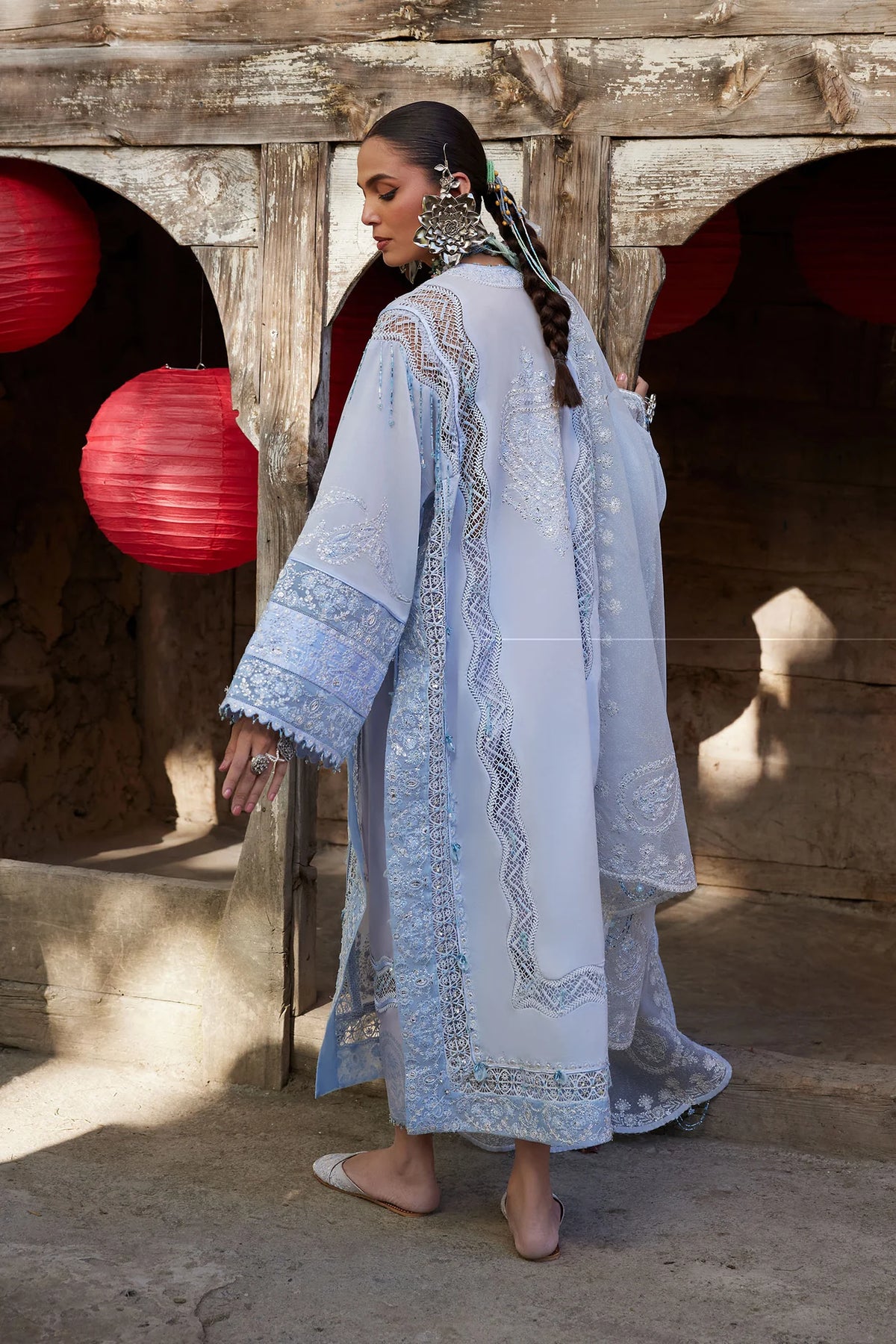 ROUHAAN (EL26-04 A) - 3 Pc - Unstitched