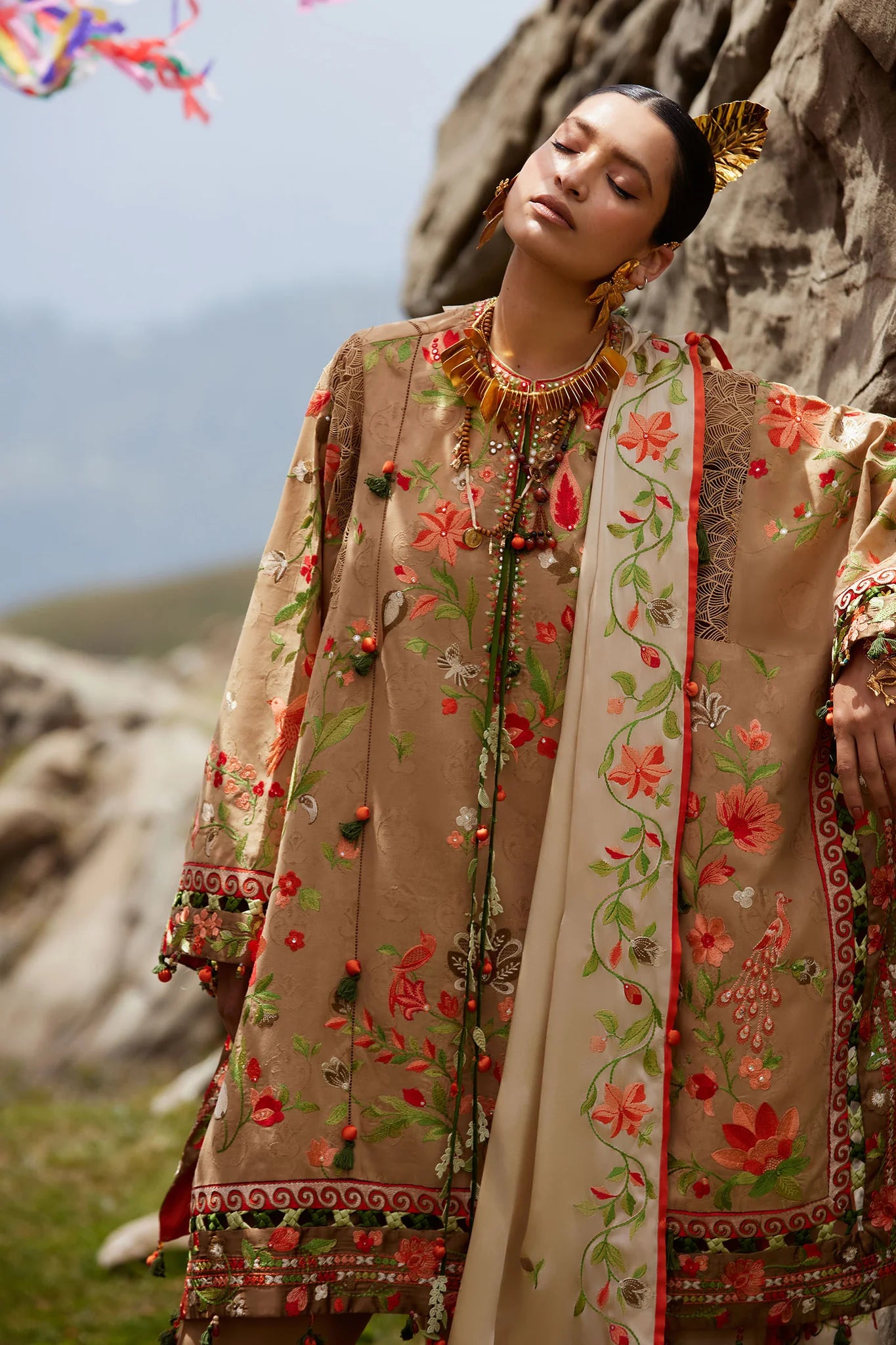 DEODAR (EL26-12 B) - 3 Pc - Unstitched