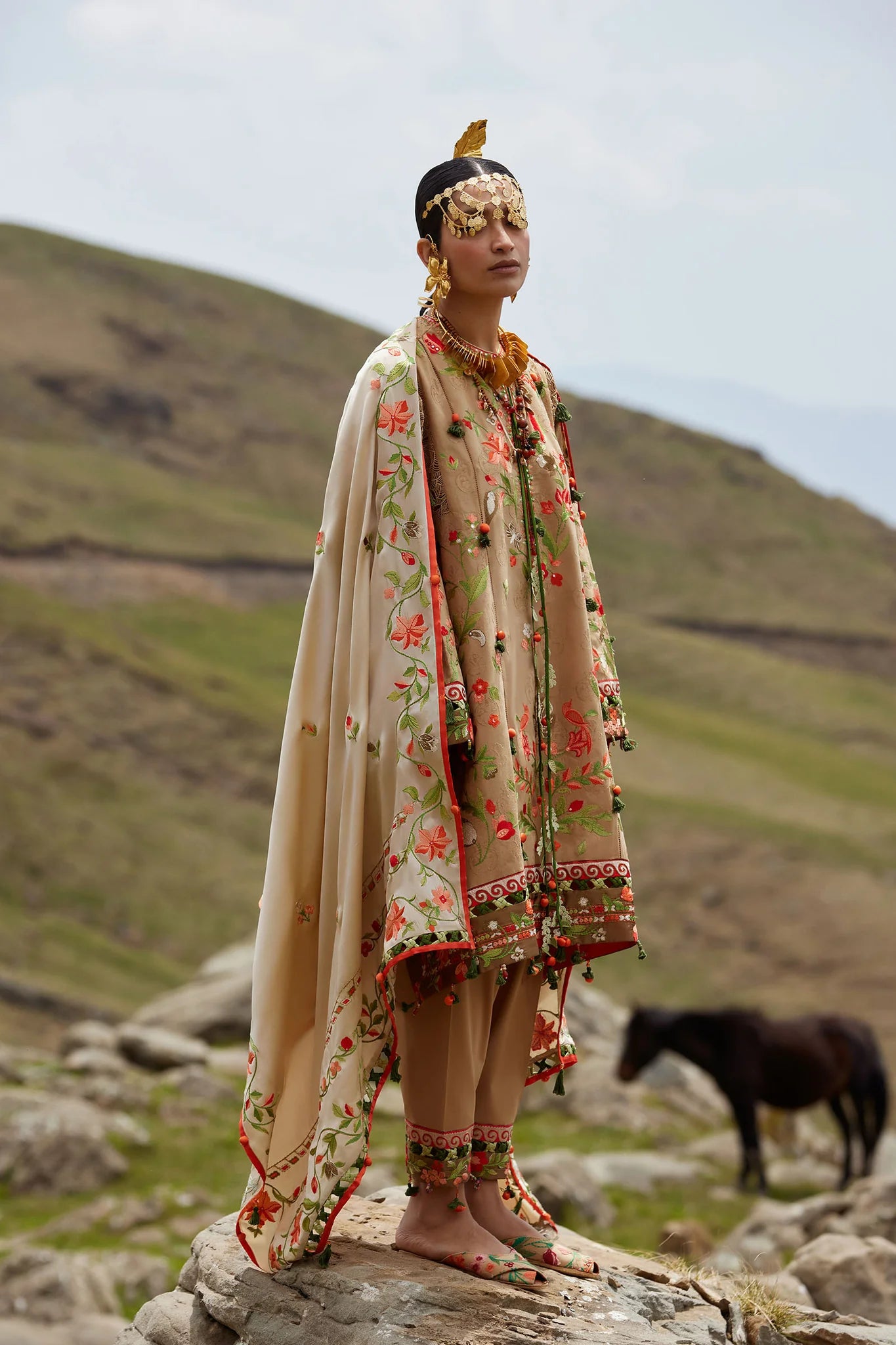 DEODAR (EL26-12 B) - 3 Pc - Unstitched