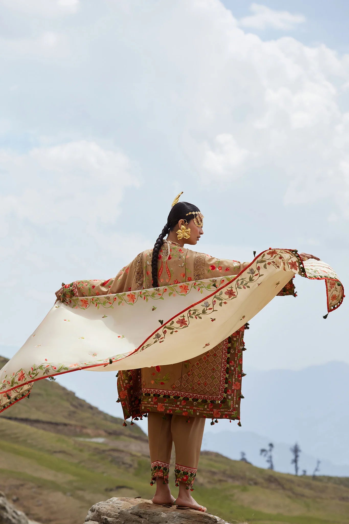 DEODAR (EL26-12 B) - 3 Pc - Unstitched