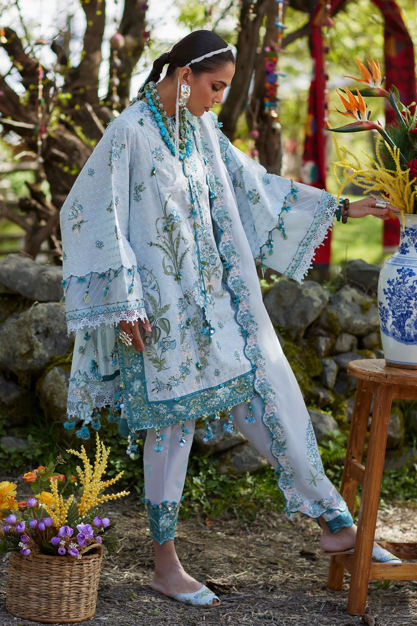 MEHRVAAN (EL26-10 B) - 3 Pc - Unstitched