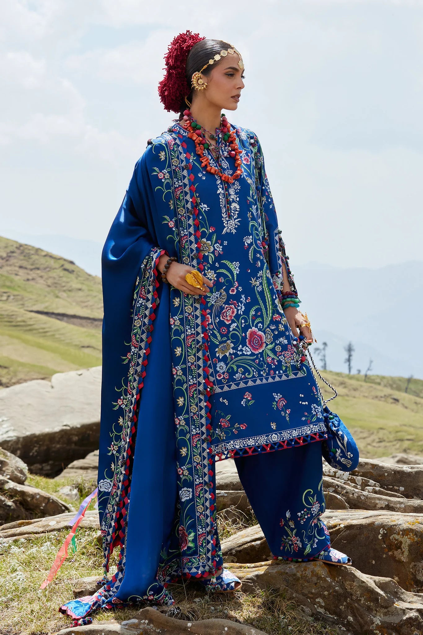 ZABAR (EL26-01 B) - 3 Pc - Unstitched