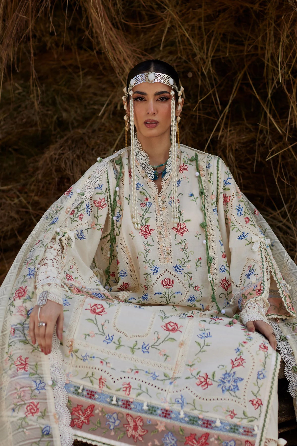 SOZRAAG (EL26-03 B) - 3 Pc - Unstitched