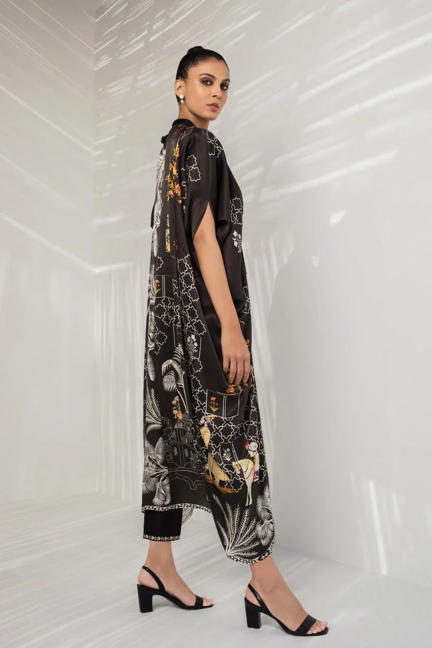 Kaftan - Casual -Digitally Printed Kaftan With trousers