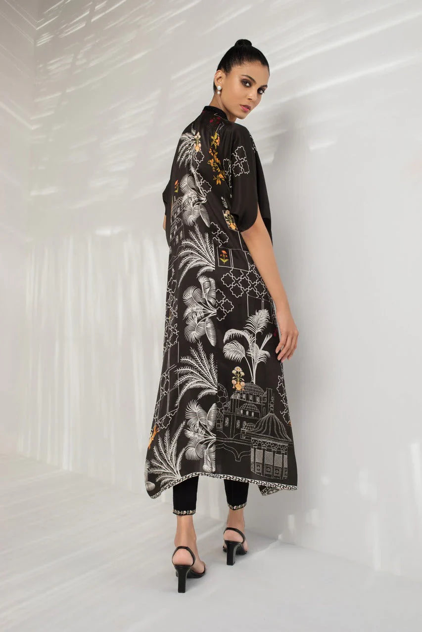 Kaftan - Casual -Digitally Printed Kaftan With trousers