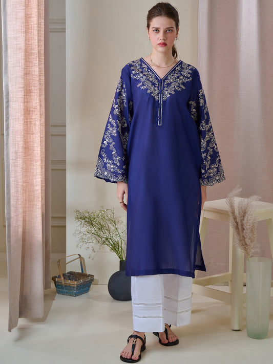 2 Piece - Embroidered Jacquard Suit S110155