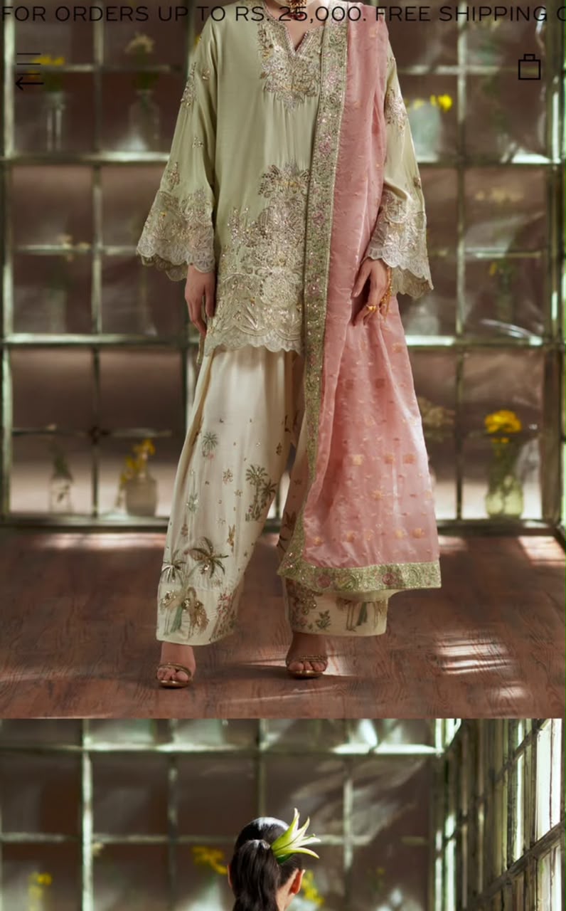 Embroidered Suit - RTS