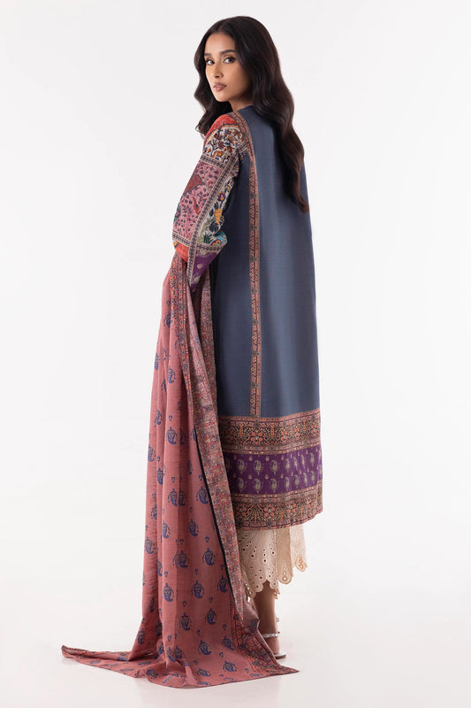 Stitched Multi Printed Shirt + Dupatta