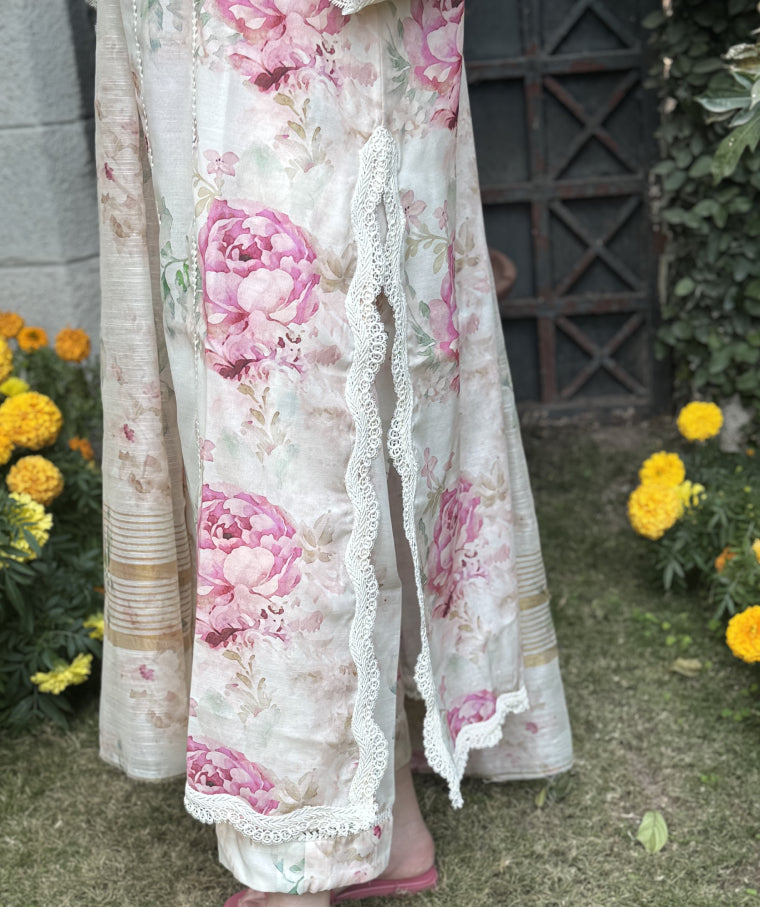 Digitally Printed Lawn '25 - Rose Royale