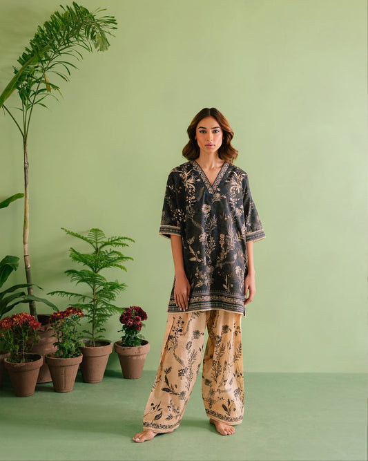 Lawn Pret Ramadan Edit '25 - Malaga Matching Set