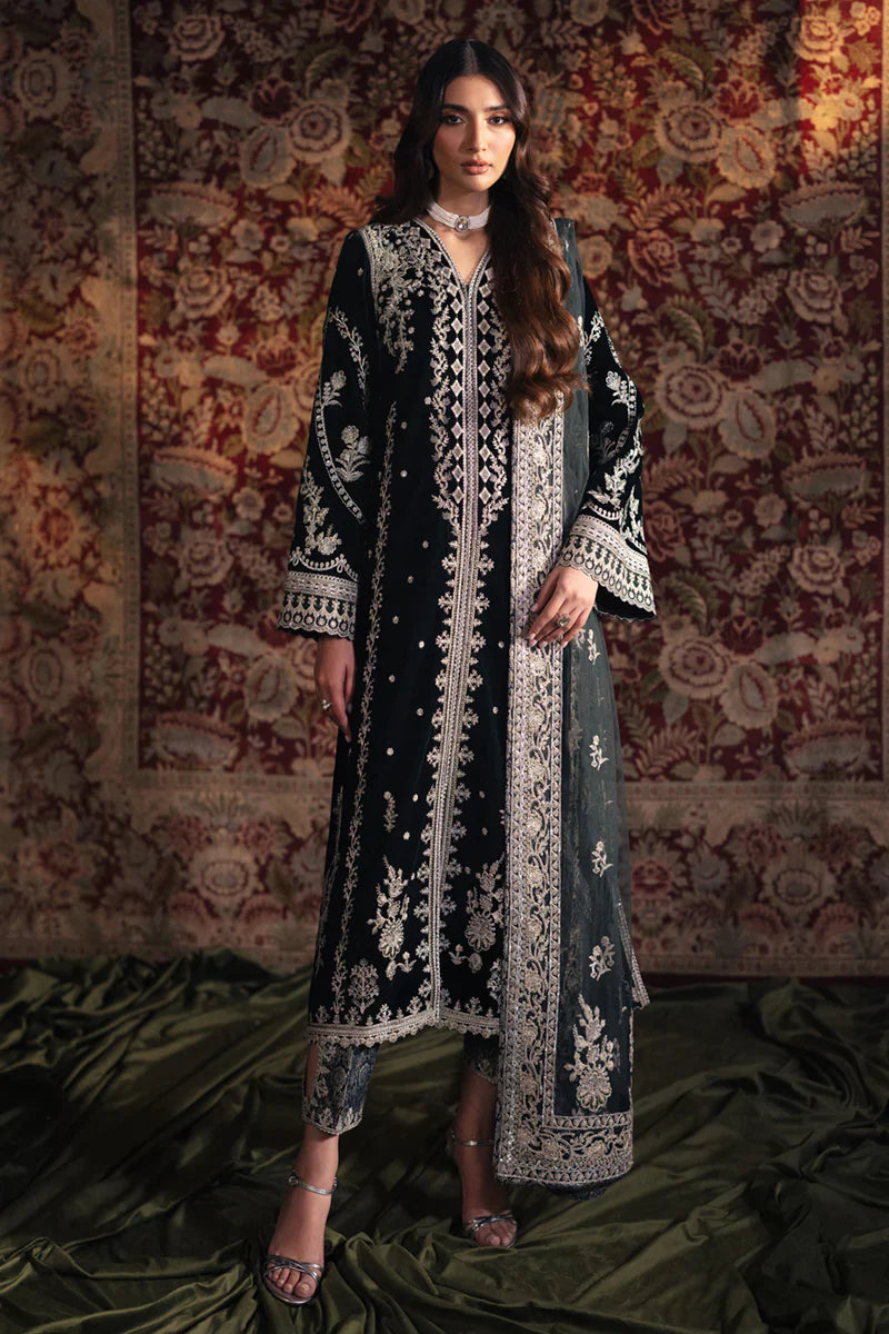 Qalamkar Velvet Edit 24 - BK-03 SAMIRA (RTS)