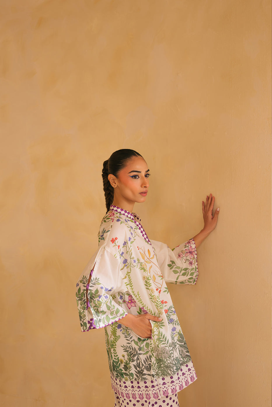 Lawn Pret Ramadan Edit '25 - Seaside Violet Matching Set